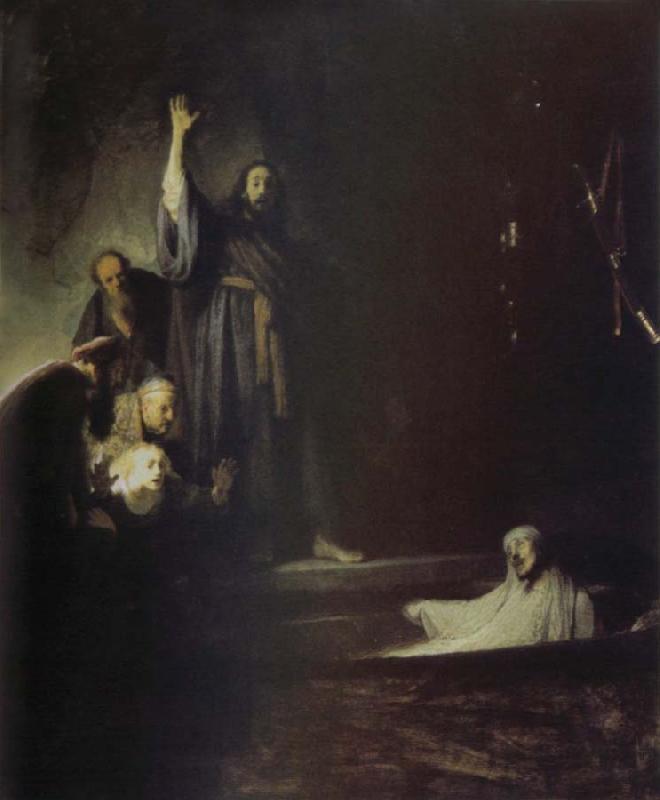 REMBRANDT Harmenszoon van Rijn The Raising of Lazarus oil painting image